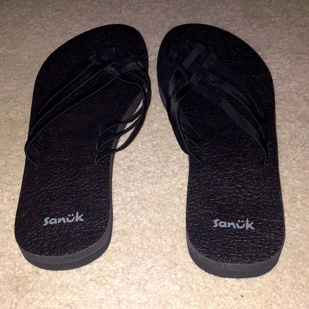 Sanuk flip flops sandals - Picture 2 of 4